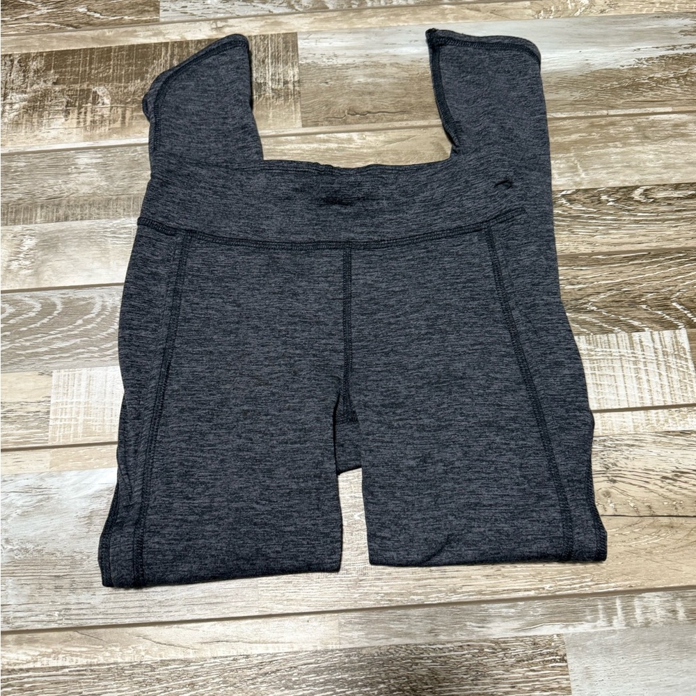 Free People Movement Charcoal Gray Leggings Size XS Cropped Keyhole Leggings
